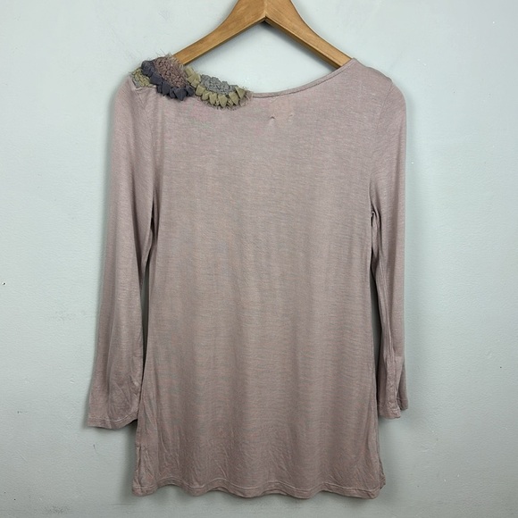 NWT Anthropologie 1.9 One September Ruffle Trim Top Sz S - Picture 5 of 8